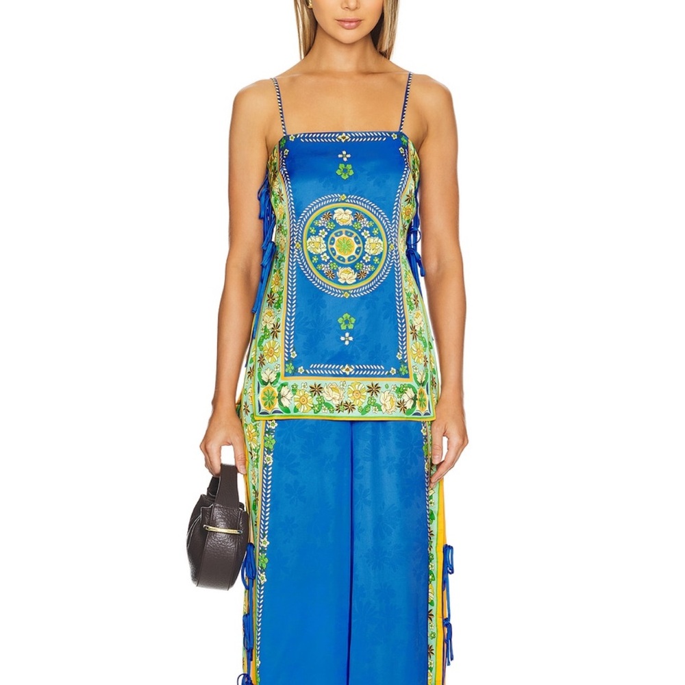 Alemais Linda Side Tie Top and Pant Set in Size AUS 8 (US Small or Size 4)